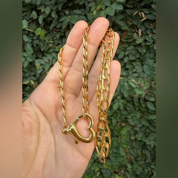 Heart Jewelry Stainless Steel Waterproof Jewelry 18k Gold Plated

Heart Sets - Picture 7 of 13